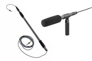 Sony Shotgun Mic and Boom Pole