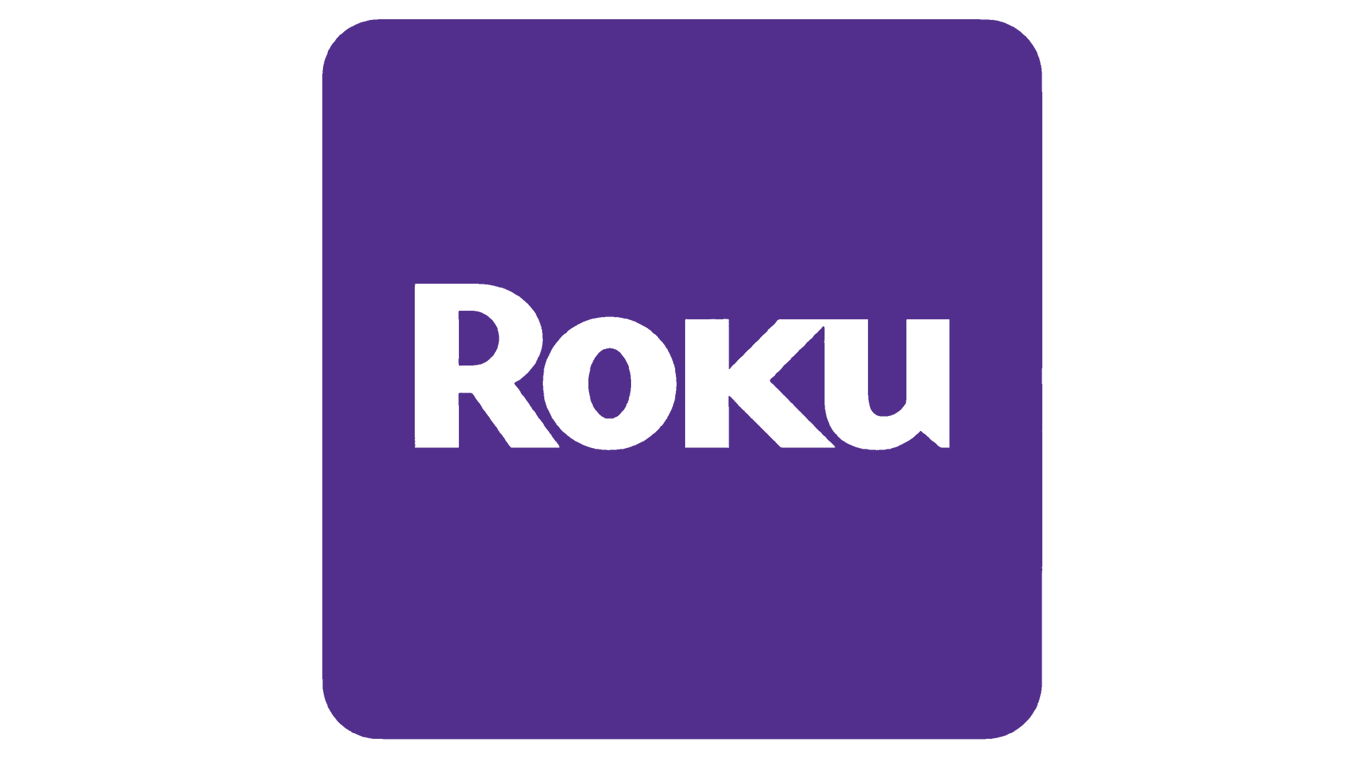 The white Roku logo centered on a purple, rounded-corner square background.