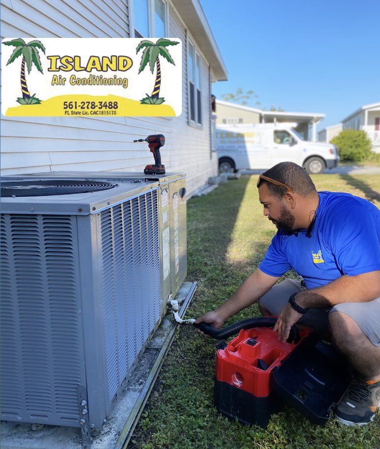 Air Maintenance — A/C Outside The House in Delray Beach, FL