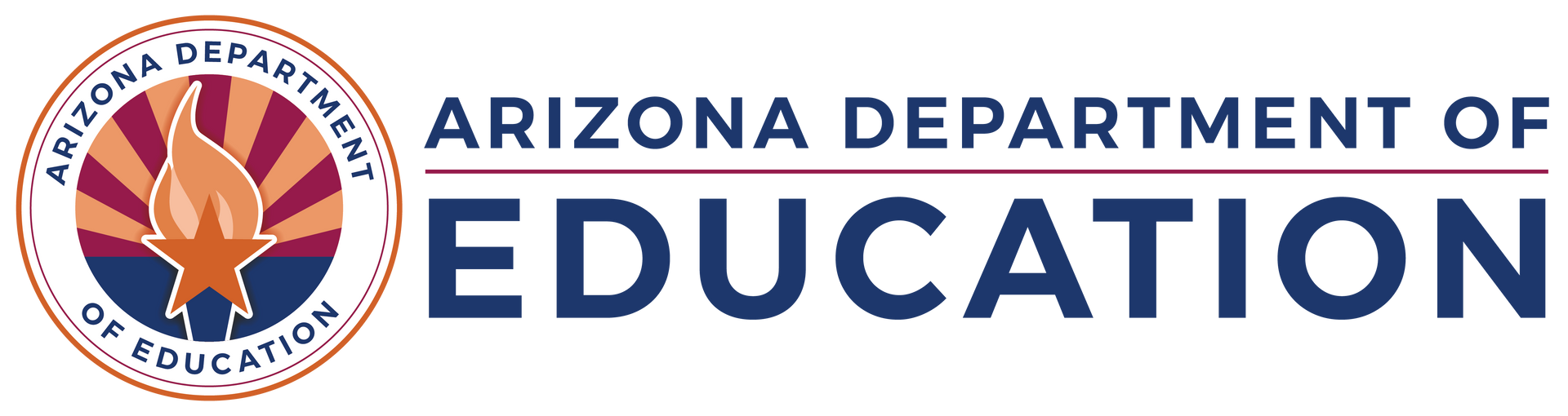 The logo for the arizona department of education