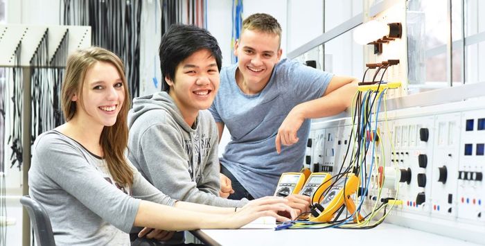 High School Students in Manufacturing