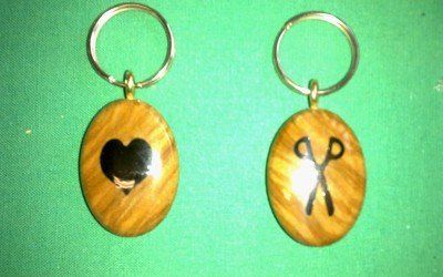 Portachiavi in legno personalizzati