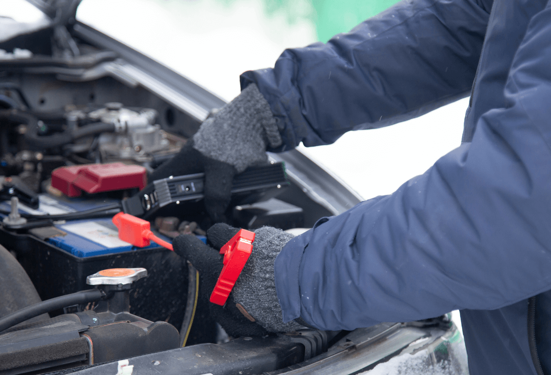 Mechanic doing a repair