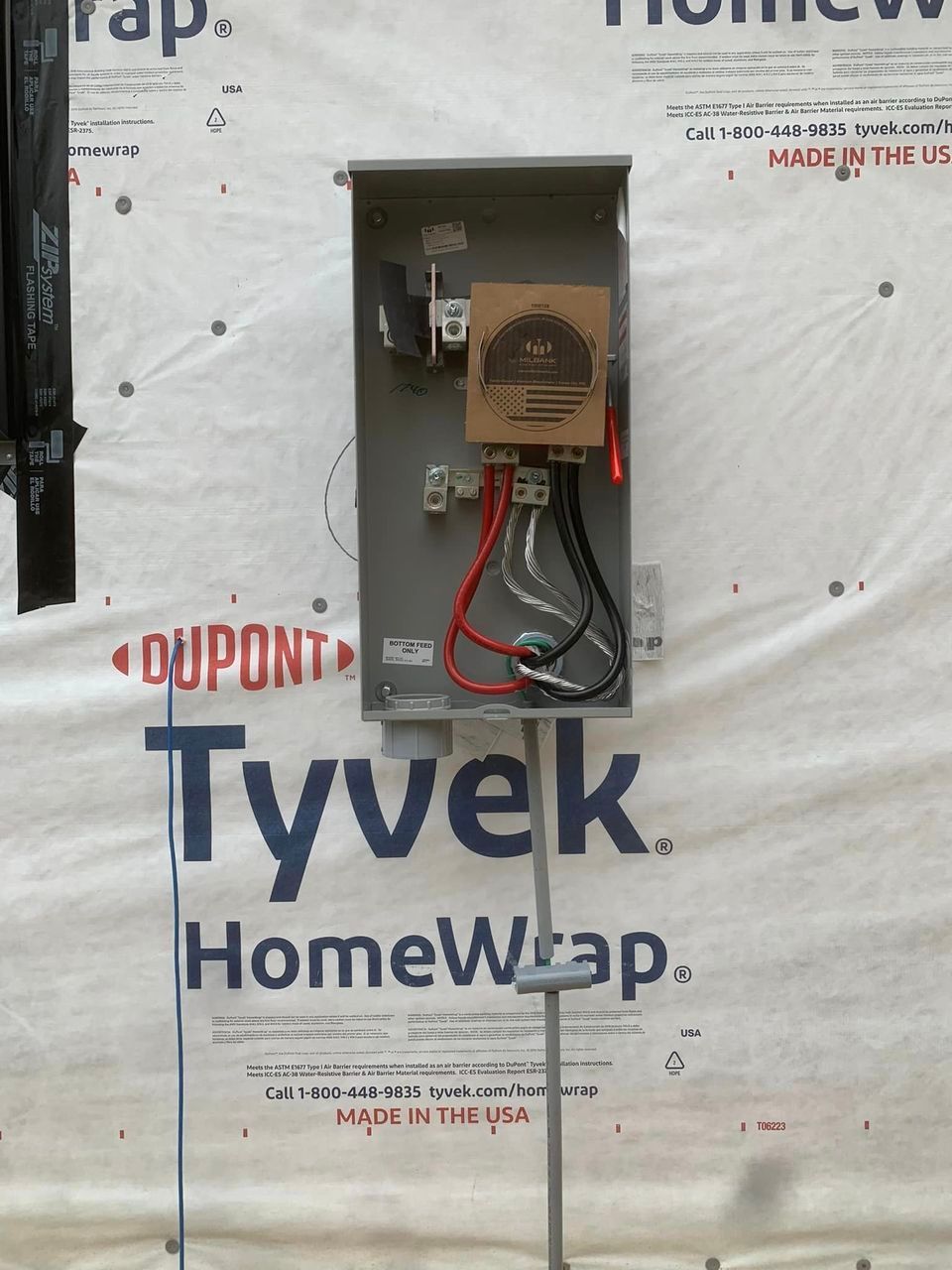 new construction electric panel