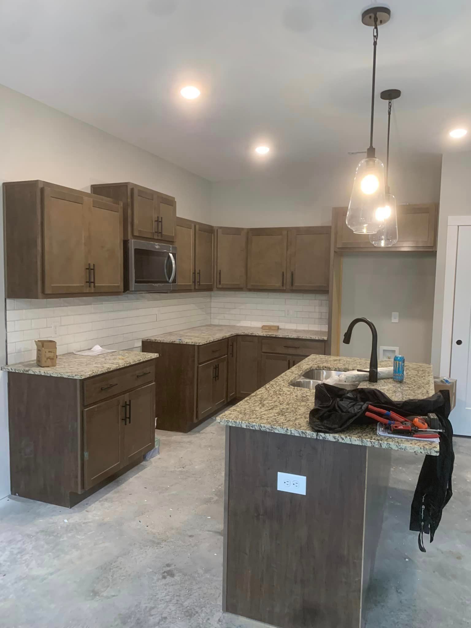 new construction kitchen electricity