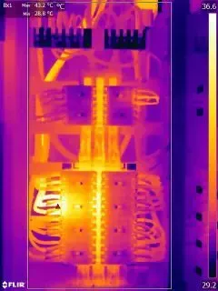 A Thermal Image of a Building Shows a Temperature of 36.6 Degrees Celsius — Maratustech In Woy Woy, NSW