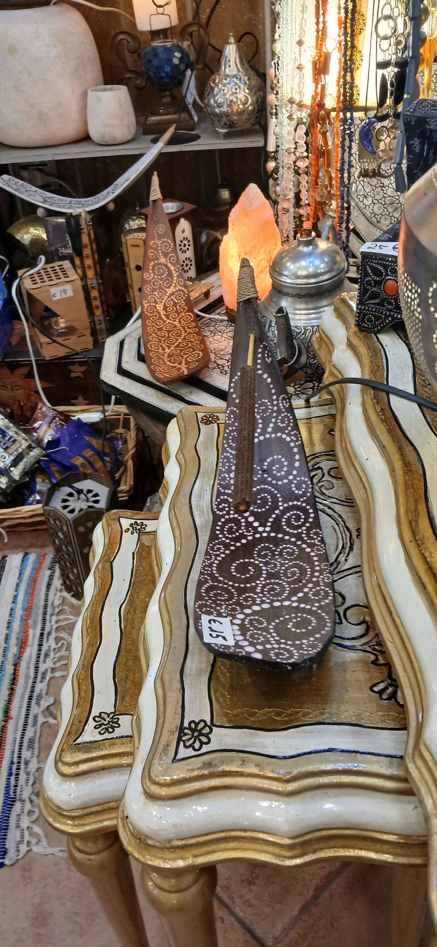 porta incenso in legno