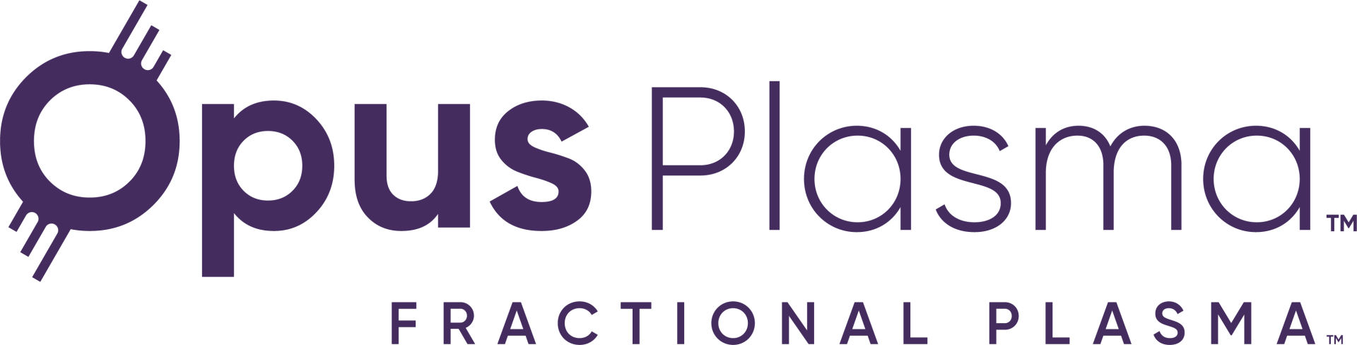 Opus Plasma treatment logo for advanced skin resurfacing.