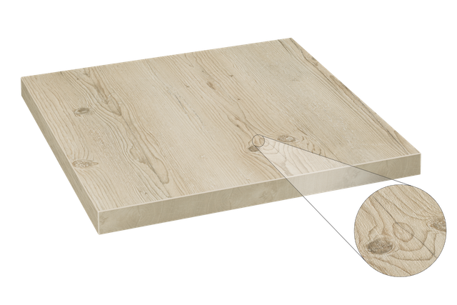 piano per un tavolo in legno beige