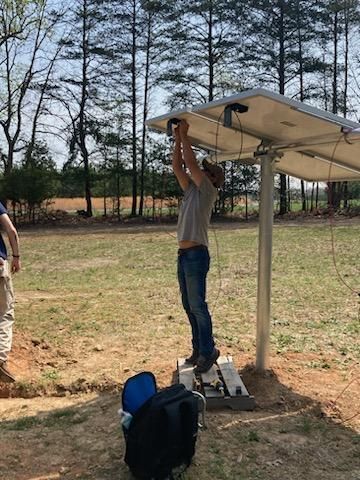 Broadband site powered by solar panels and The Vulcan by Sol Donum, ensuring reliable, off-grid energy for remote operations