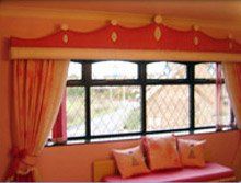 bespoke window dressings - bury - GPS soft furnishings - princess pelmet