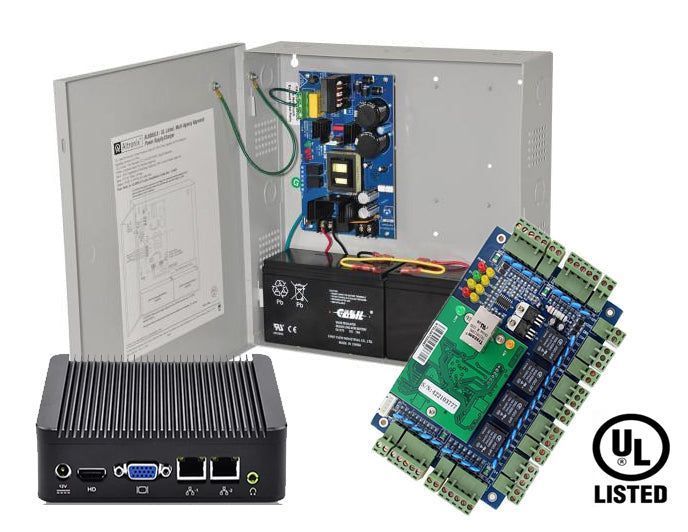 A ul listed device is sitting next to a box