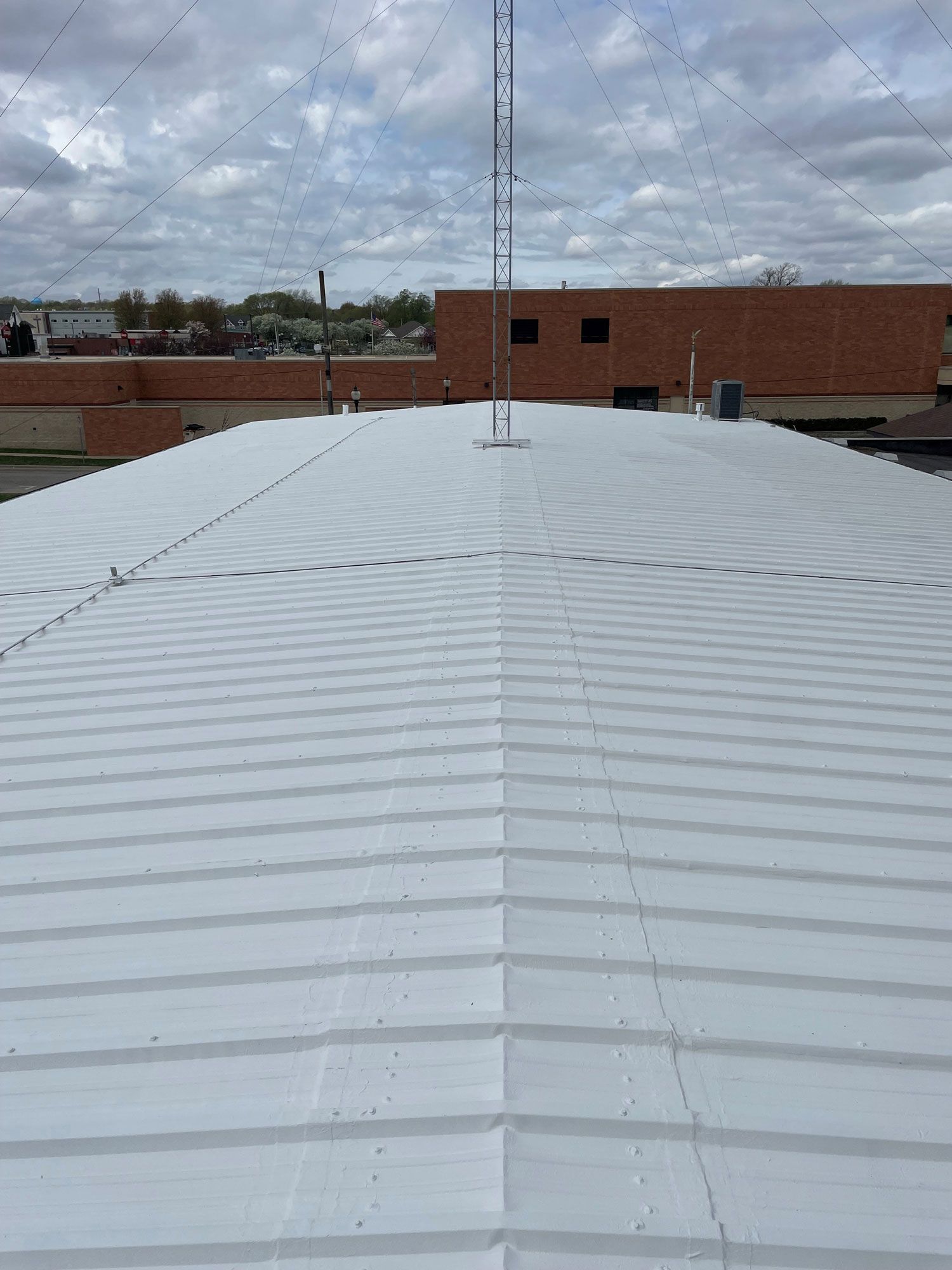 A White Roof With Antenna — Waverly, IA — Star Line Coatings