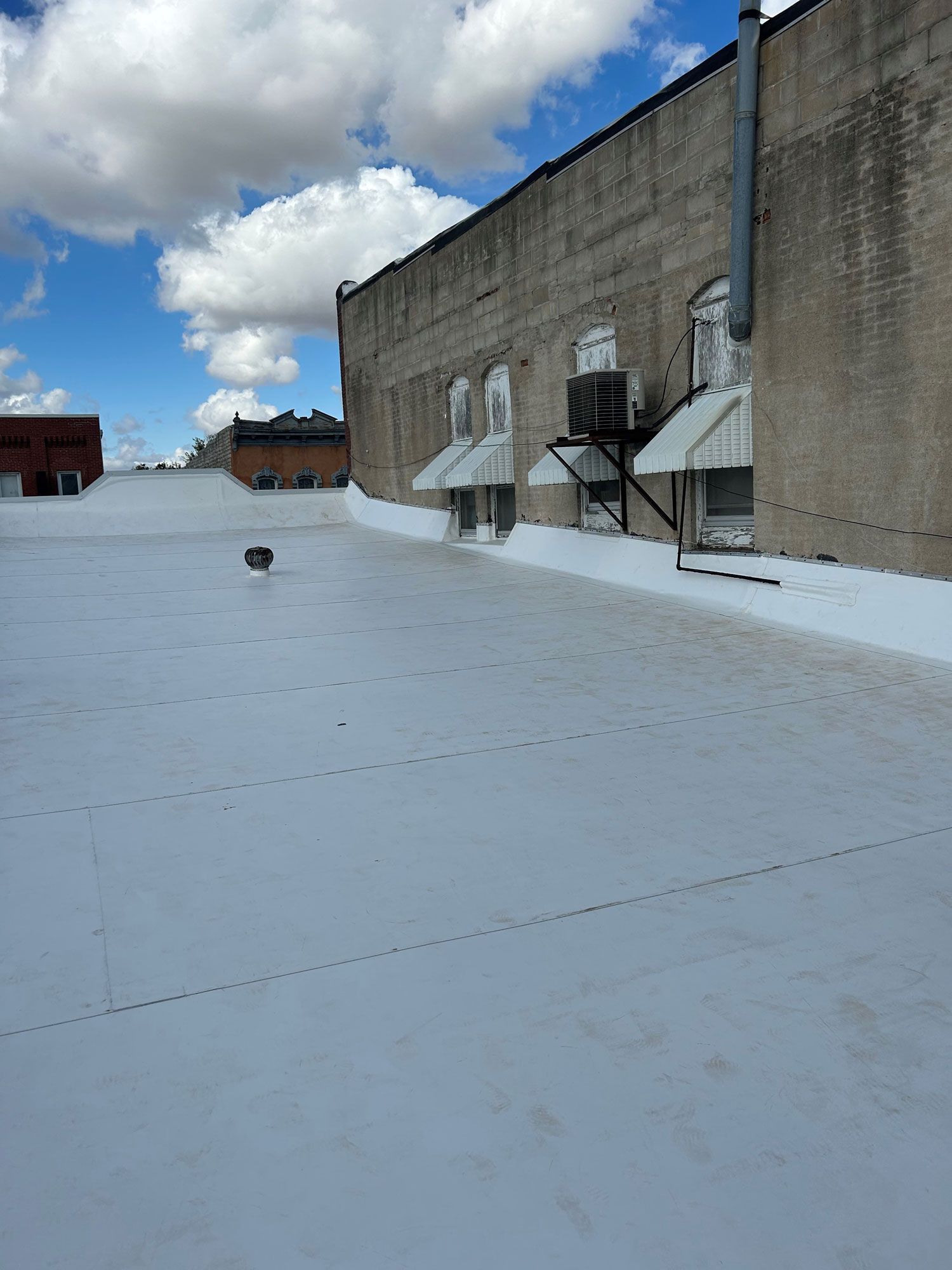 Roof With A Fire Escape — Waverly, IA — Star Line Coatings