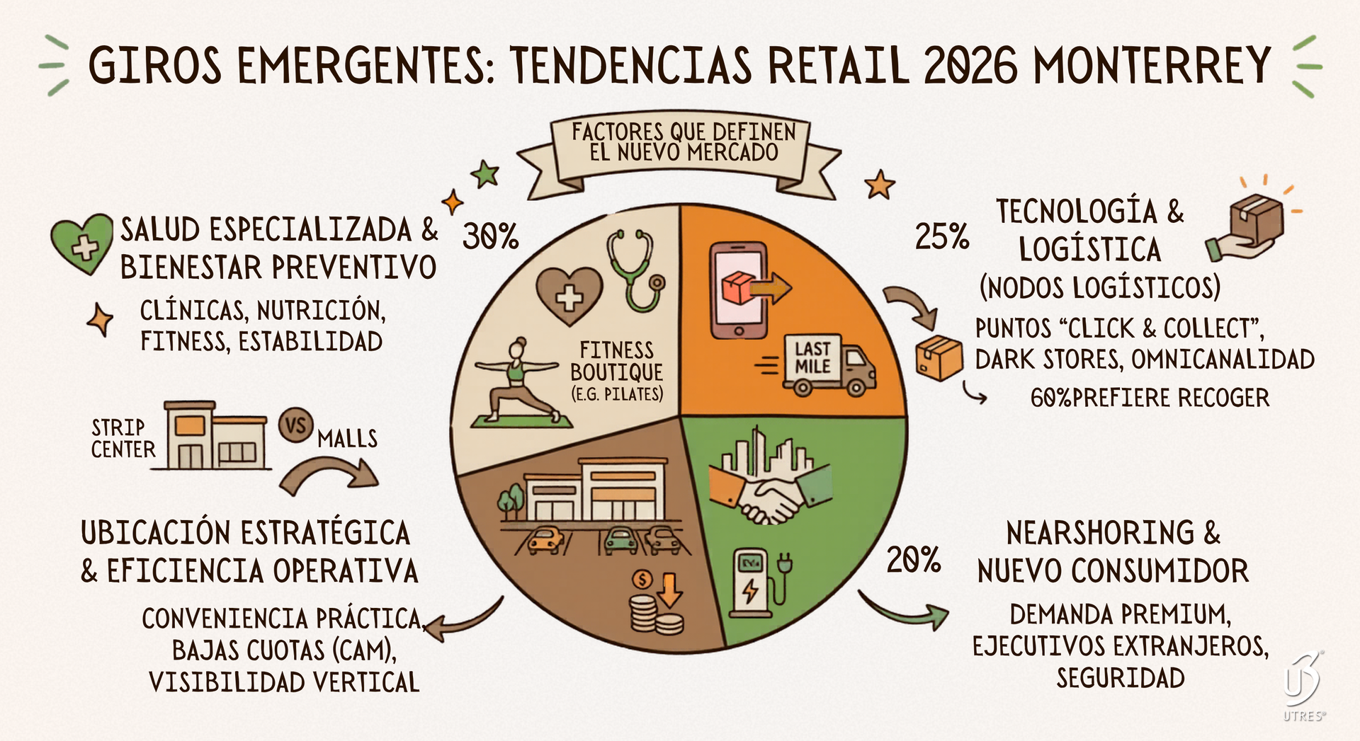 Giros Emergentes: Tendencias Retail 2026 Monterrey