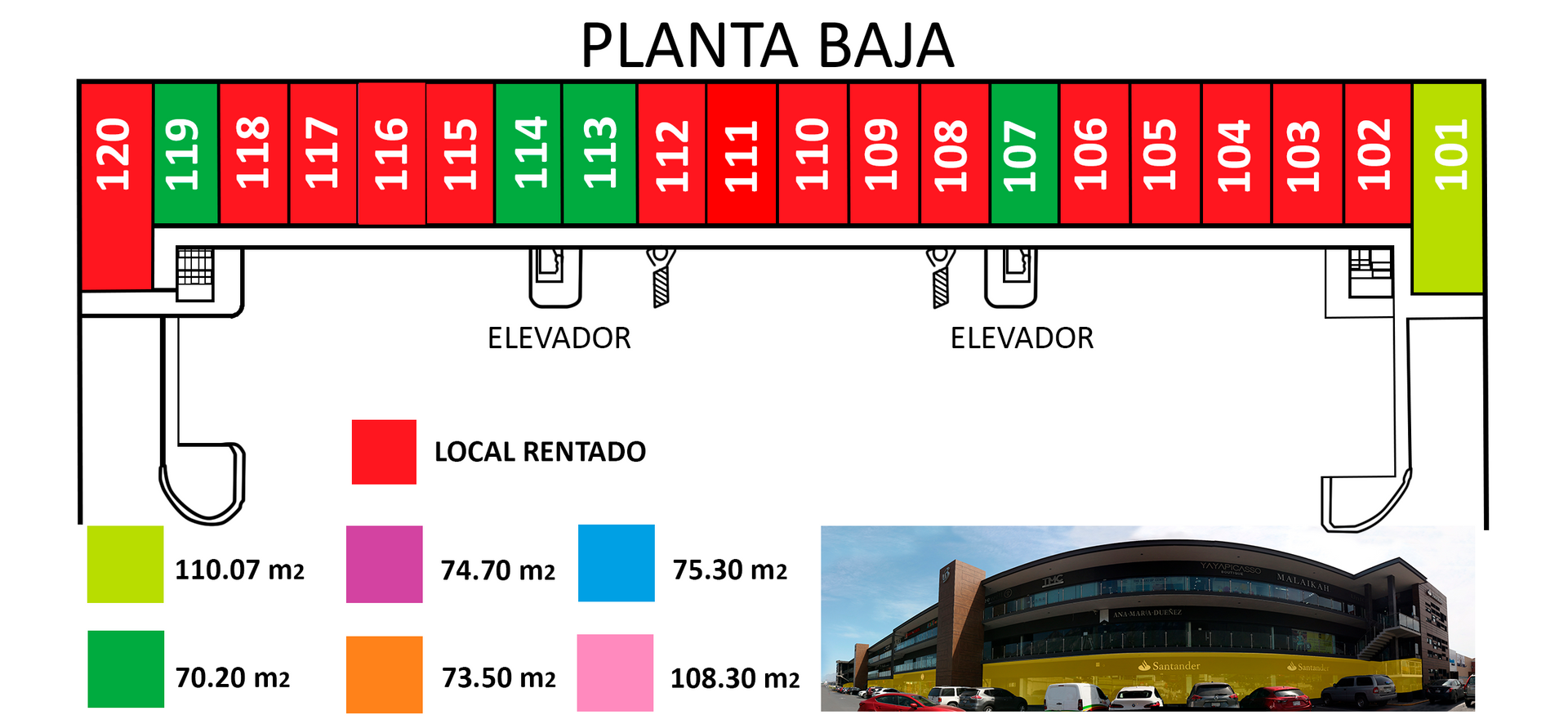 Locales en Renta U3 Planta Baja