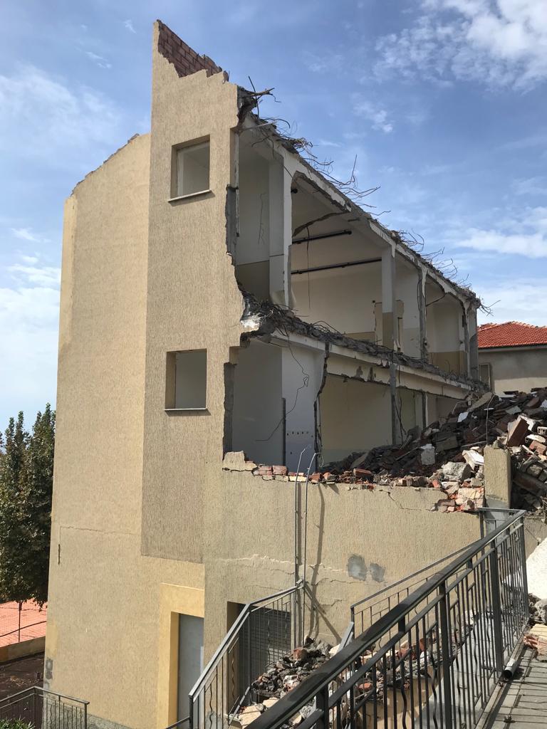 demolizione palazzina