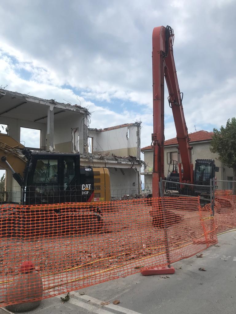 demolizione palazzina