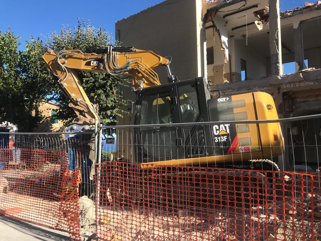 demolizione palazzina