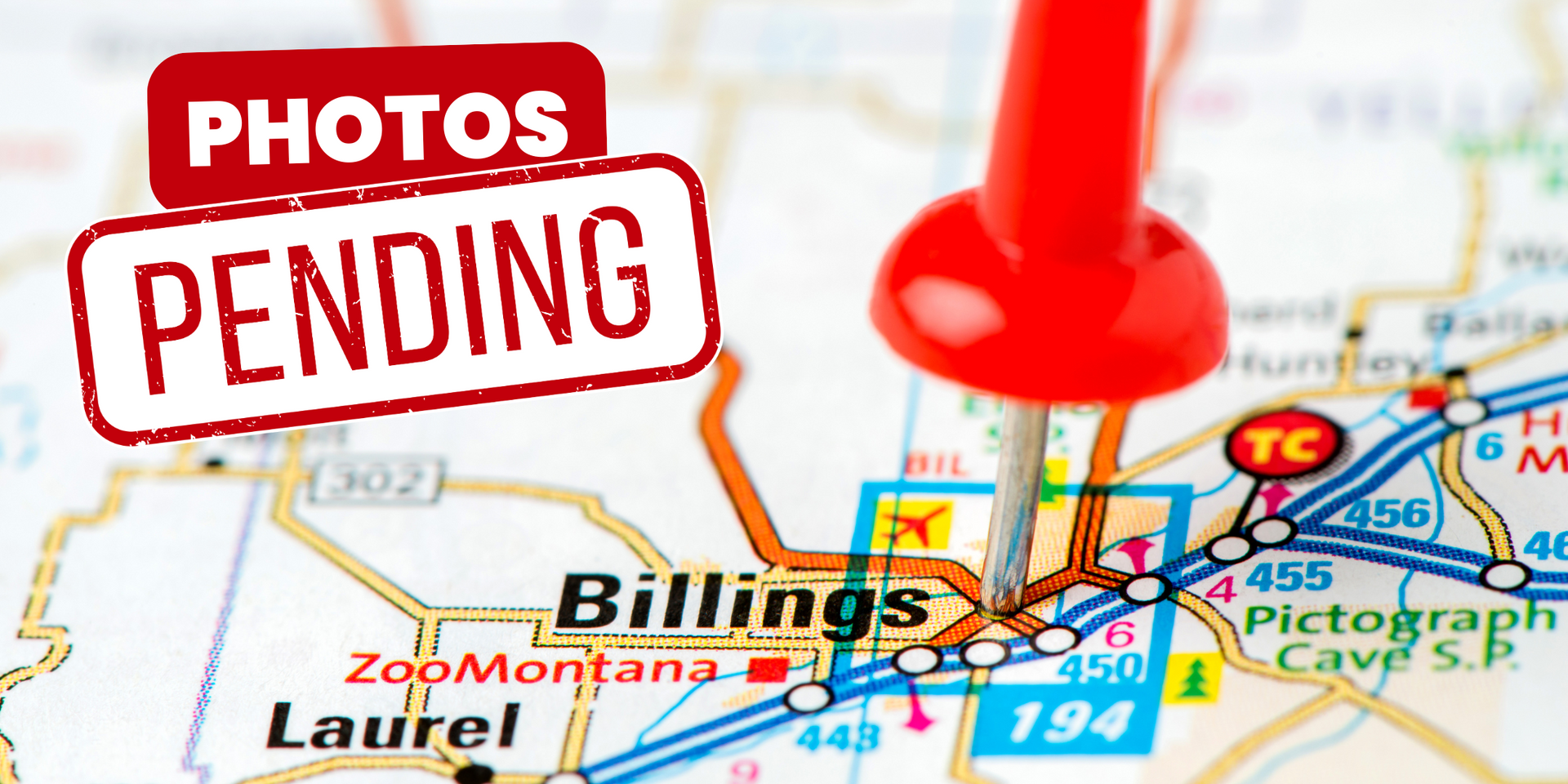 Billings Area Map labeled photos pending