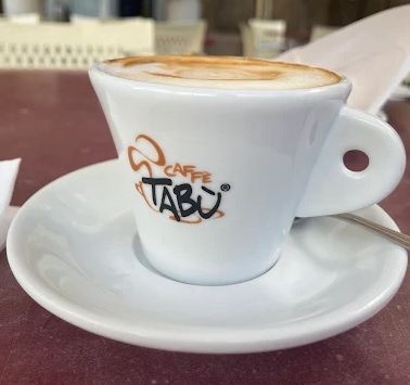 caffè Tabu in tazzina Torrefazione Roma