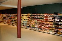 reparto bibite di un supermercato