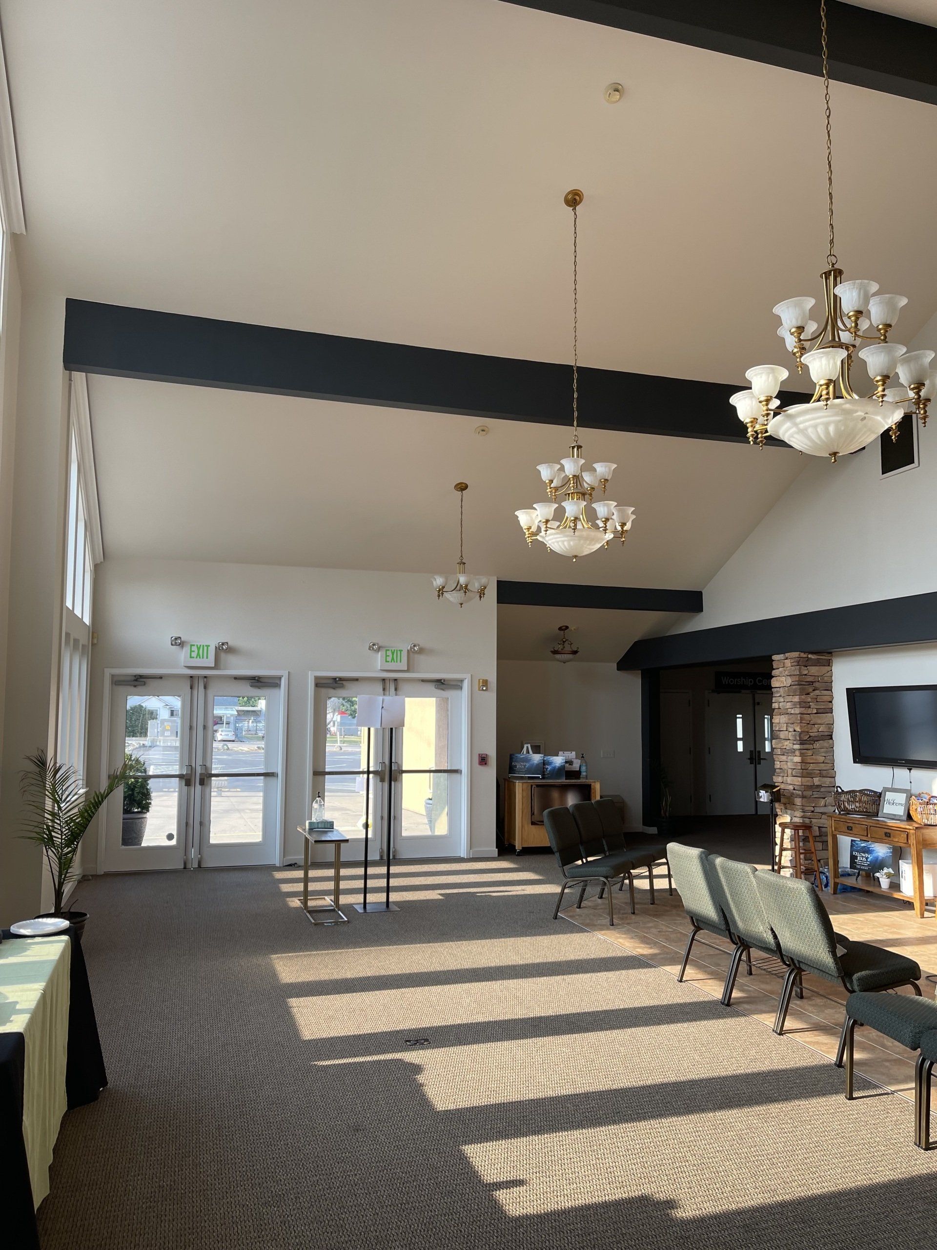 Church Lobby Painting Job - Complete