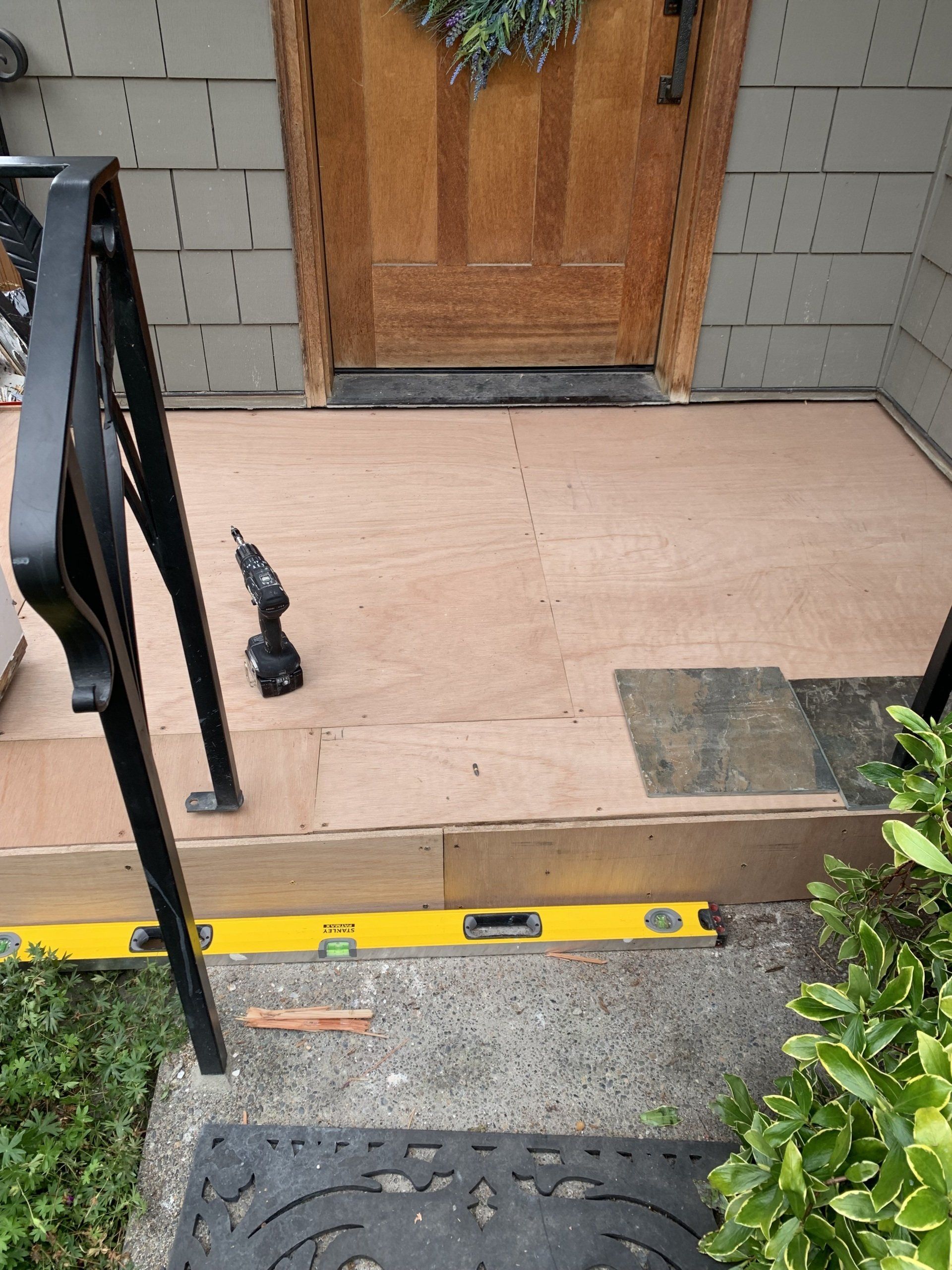 New Entrance Tile (before)