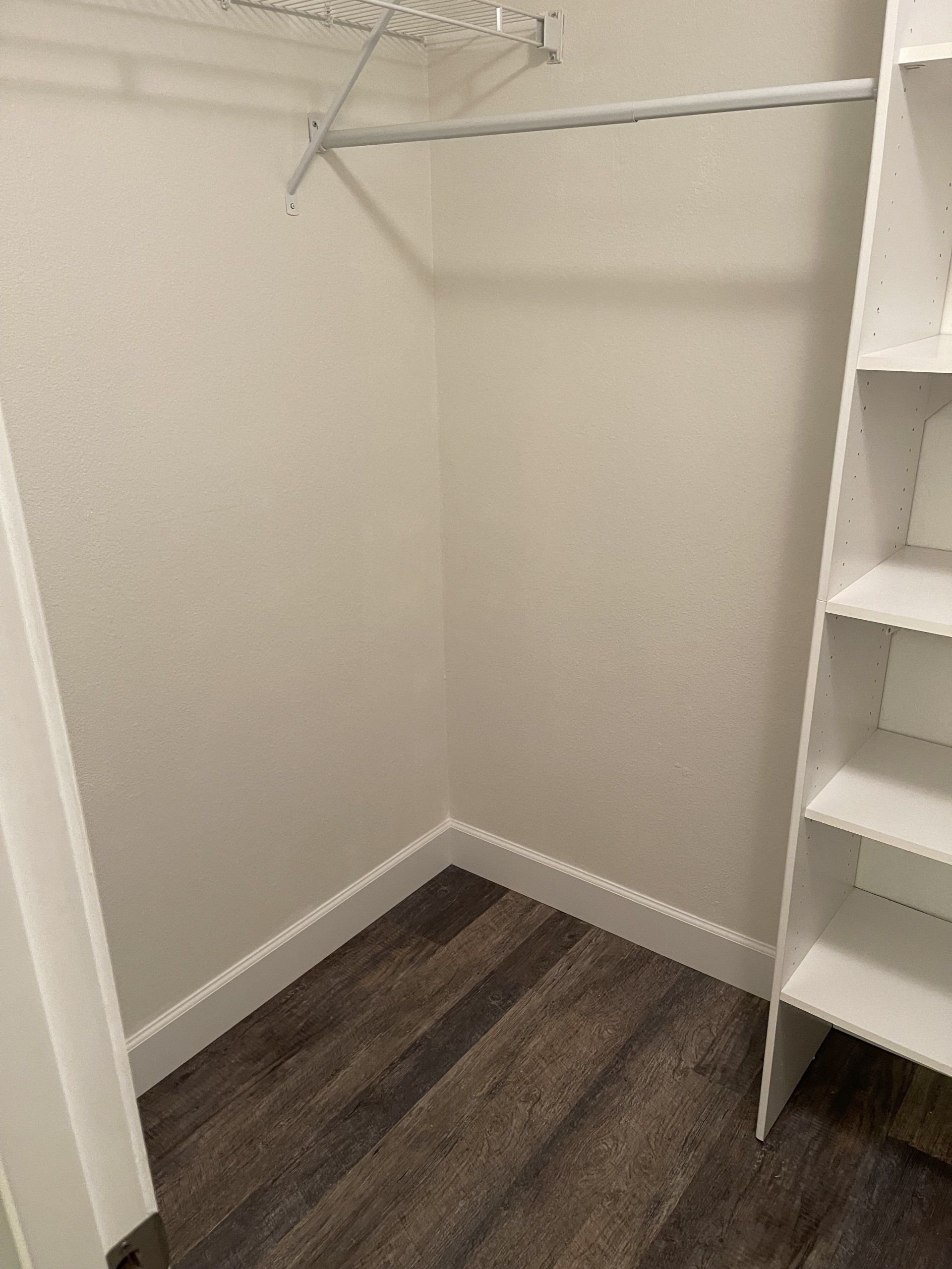 Condominium Interior closet Walls & Trim - Painting Job - Complete