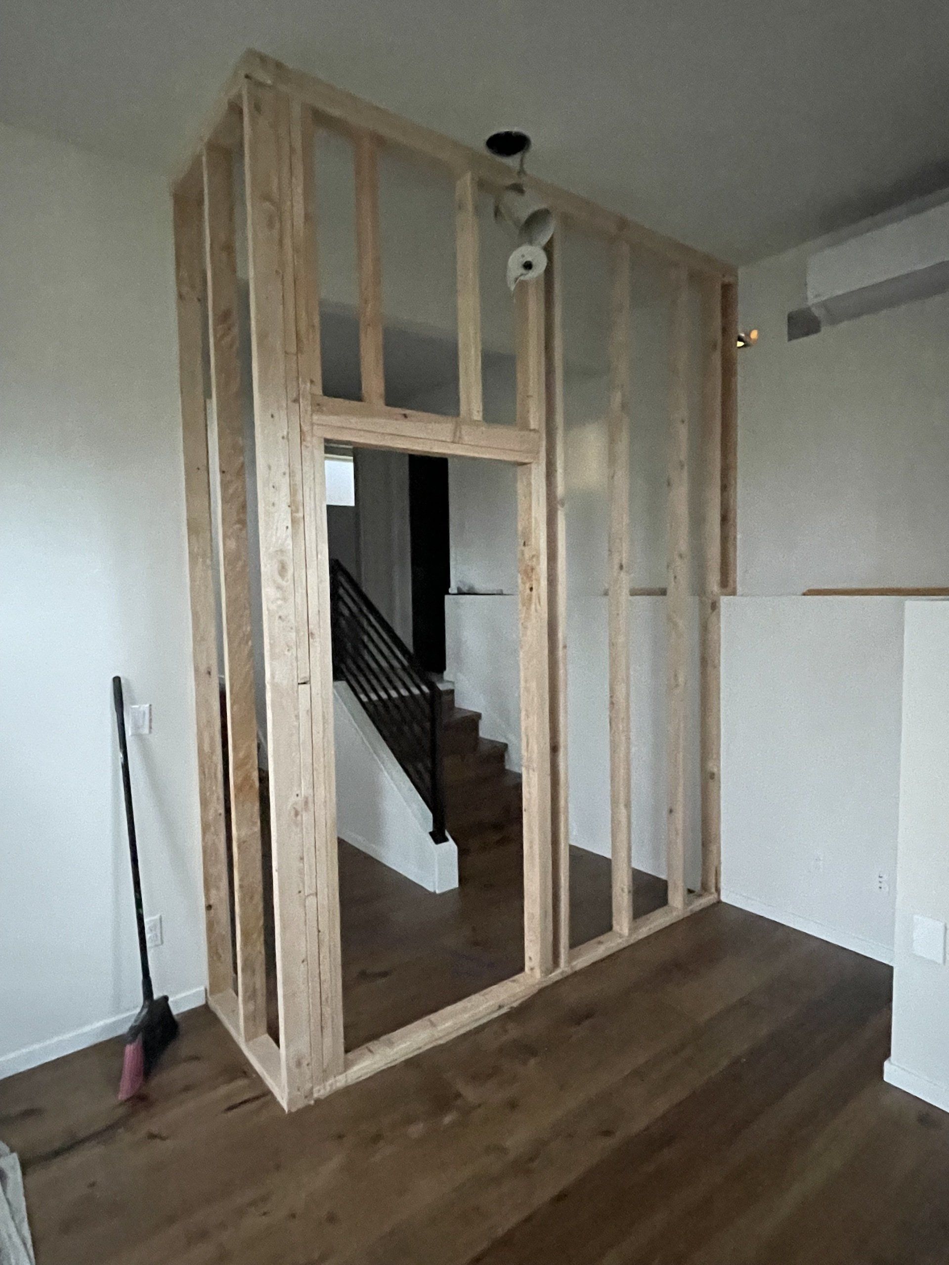 New Office Space Wall Build