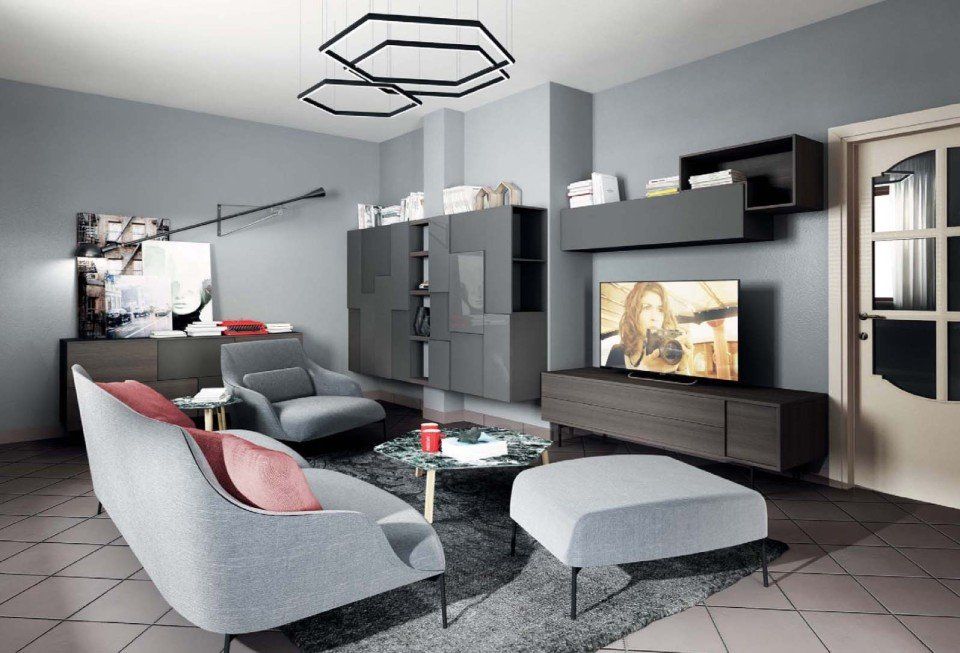 divano con poltroncine abbinate