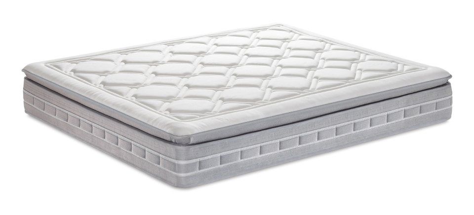 materasso matrimoniale bianco in lattice