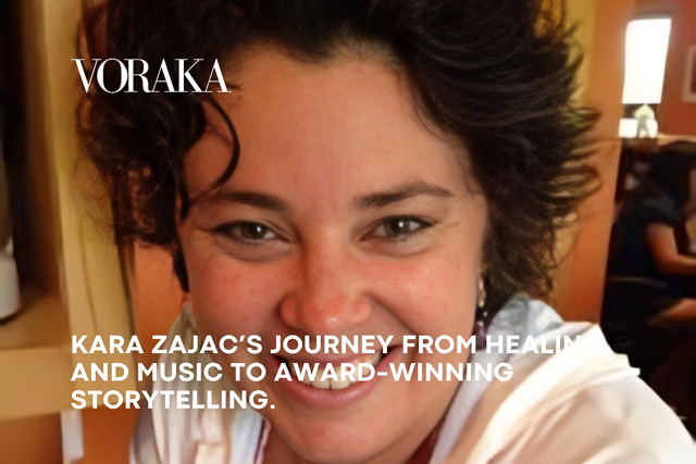 Author Kara Zajac journey from health and music to award winning storytelling