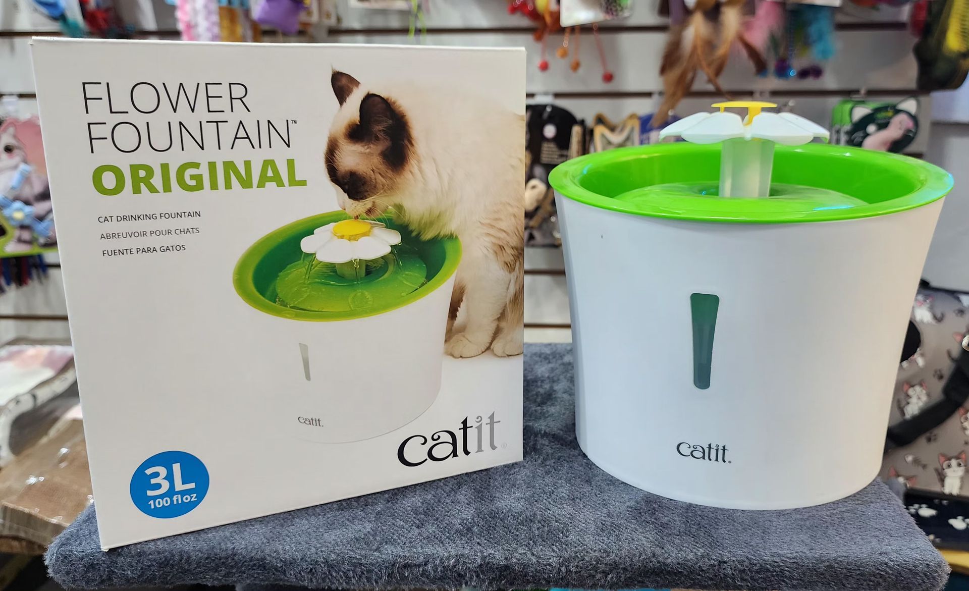 Bebedero Catit Flower Fountain Para Gatos 3 L