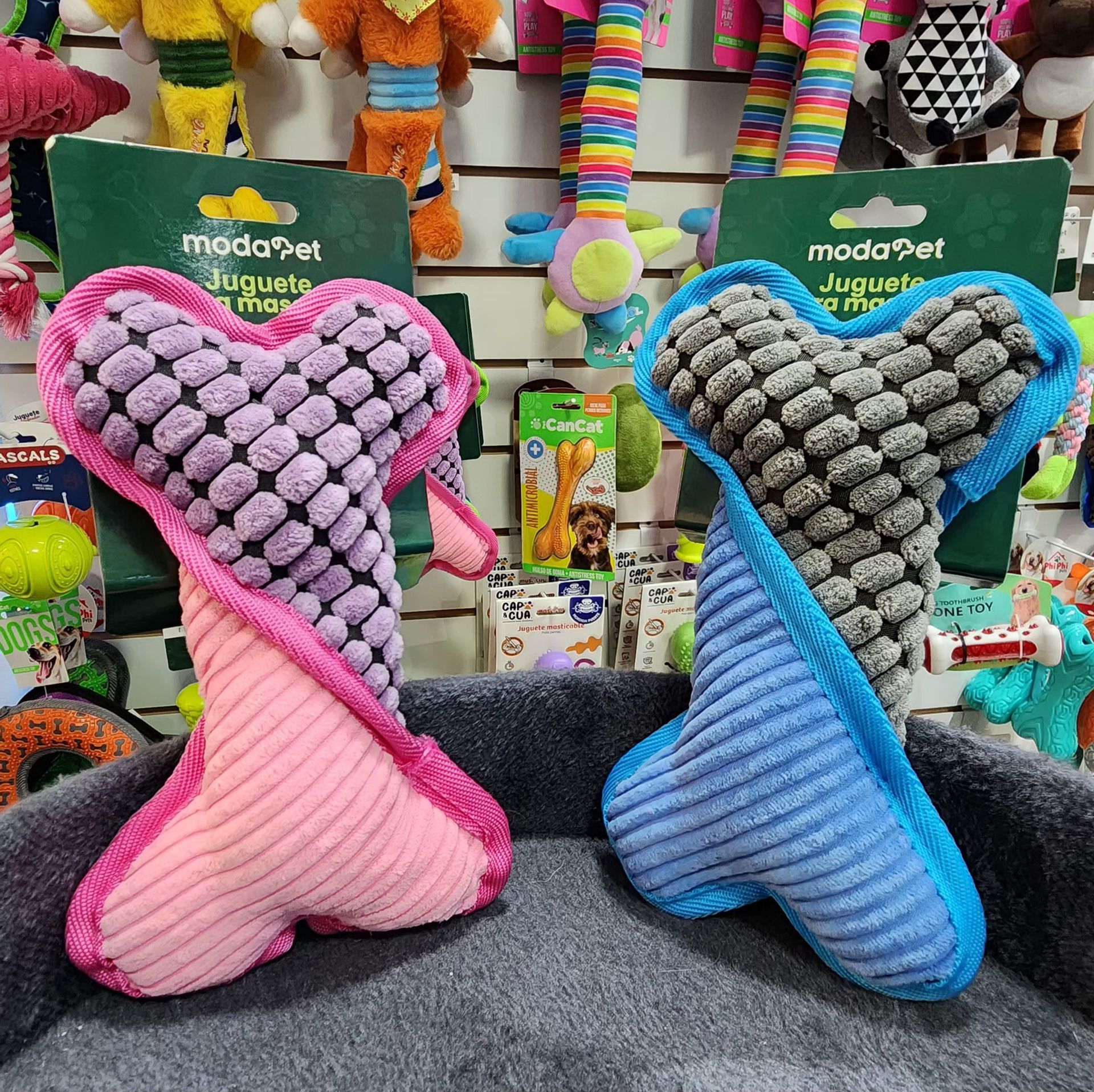 Juguete Peluche Hueso Perro Sonido Chifle
