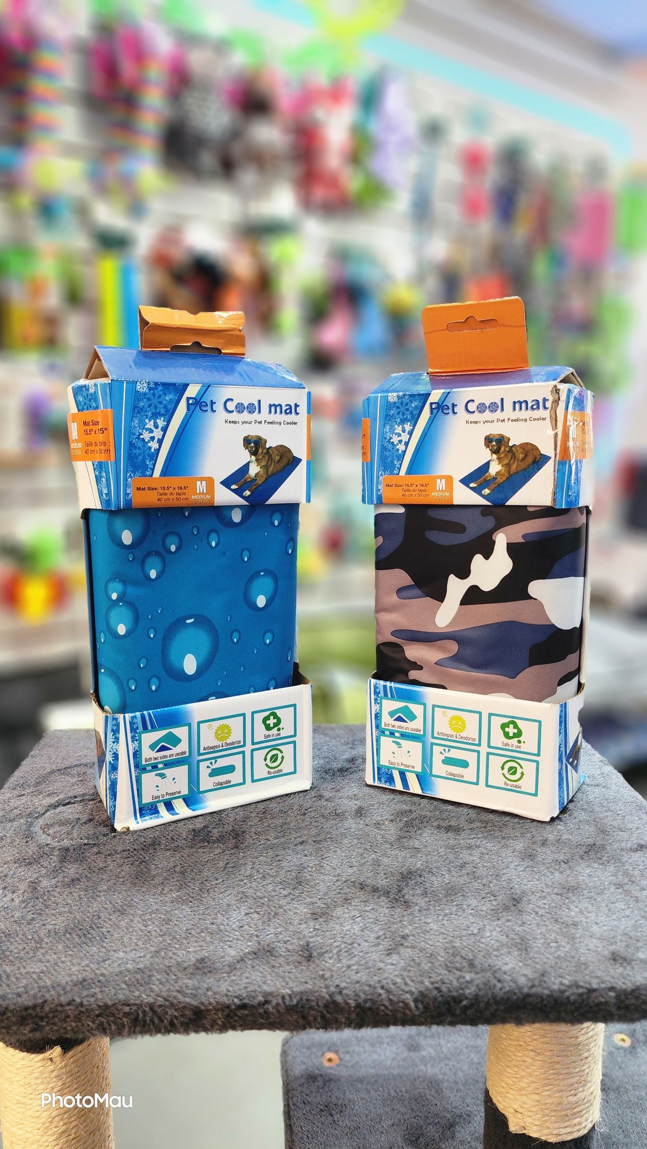 Manta Refrescante Gel Efecto Frio Mascotas Perro Grande