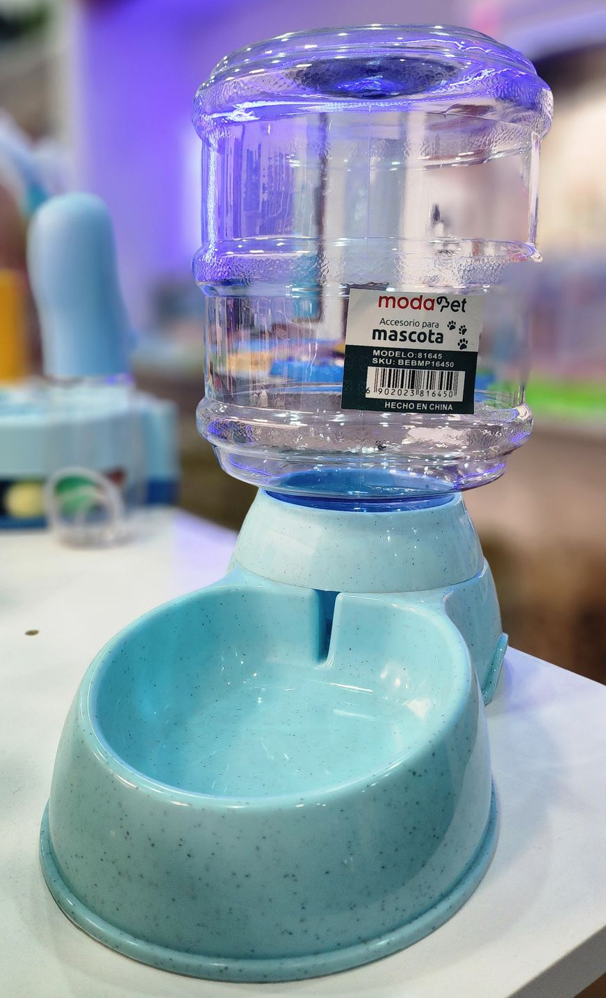 Dispensador Automático Agua para Mascotas, Cuenco