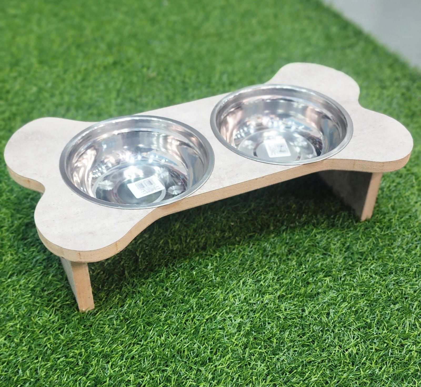 Comedero Individual Para Perros En Altura Huesito 15cm