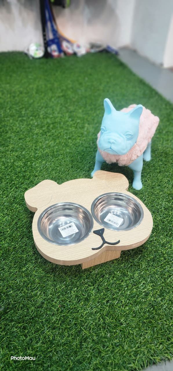 Comedero Para Perros  En Altura cara de perro Bajo