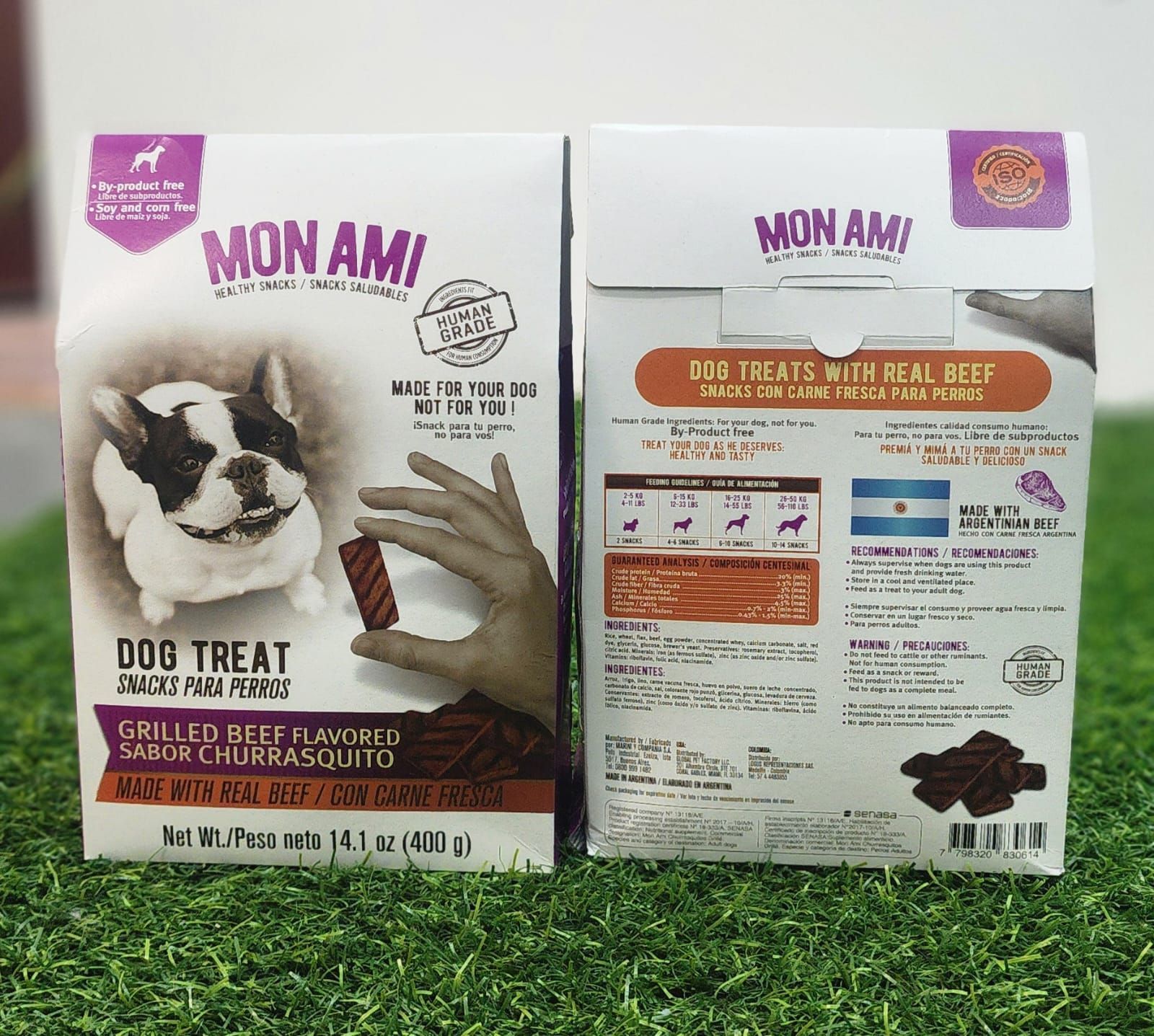 Snack Mon Ami Churrasquito Grille 400g Naturales 100%