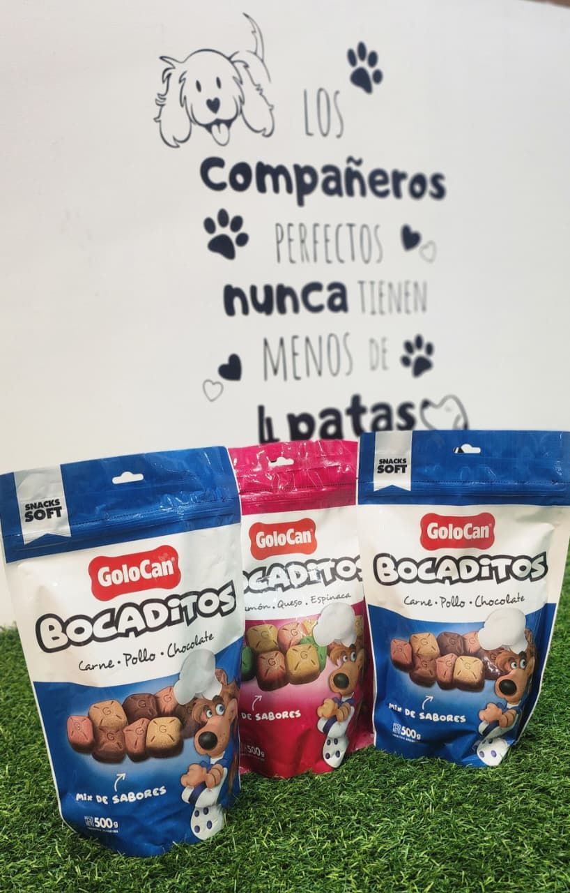 Golosina Bocaditos Golocan Sabores X 500 G