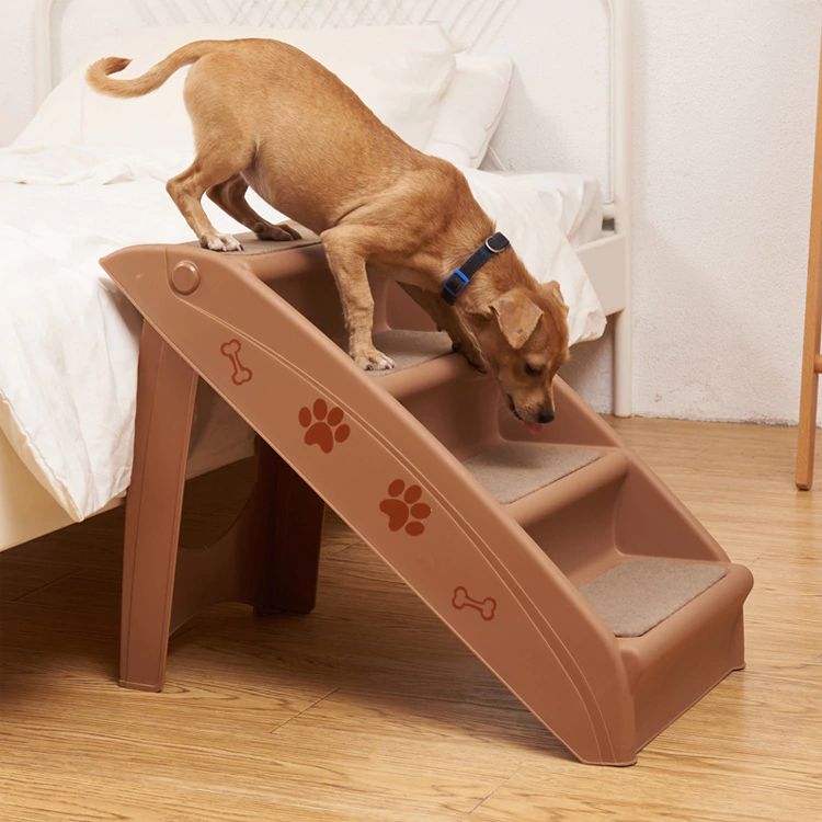 Escalera Rampa Perros Mascotas Antideslizante Y Plegable