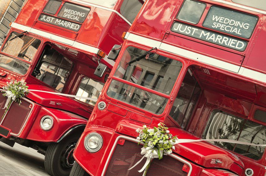 Double deck bus image