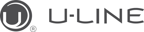 Logo for U-Line, featuring a stylized 