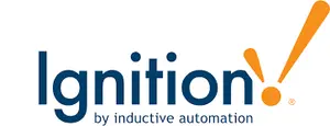 A blue and orange logo for ignition by inductive automation