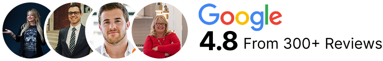 A google logo with people 's faces on it
