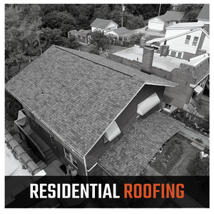 black and white roofing
