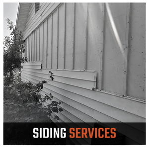black and white siding 