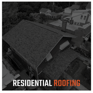 black and white roofing
