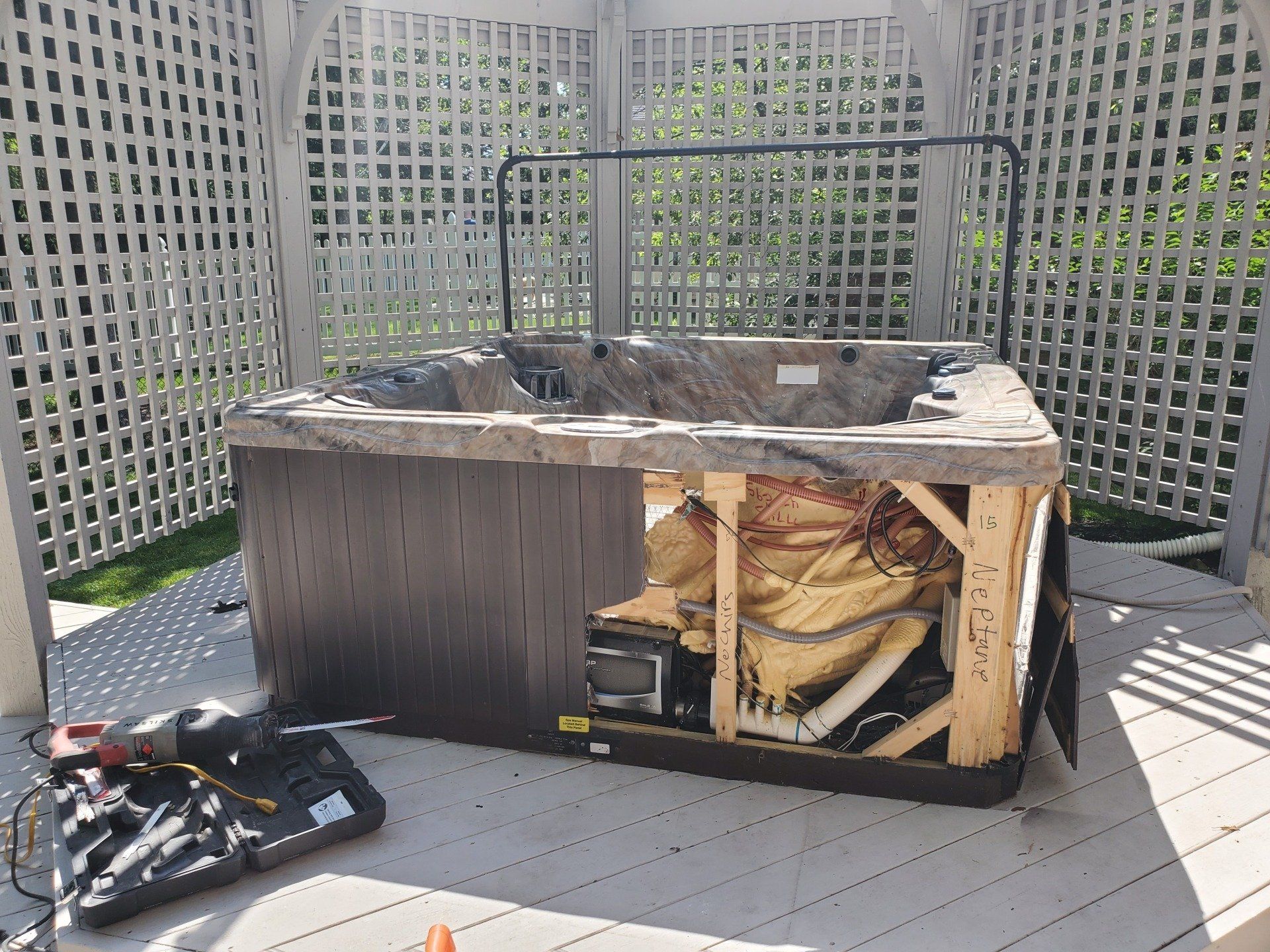 Hot Tub Removal — Noblesville, IN — AC Trash Hauling & More